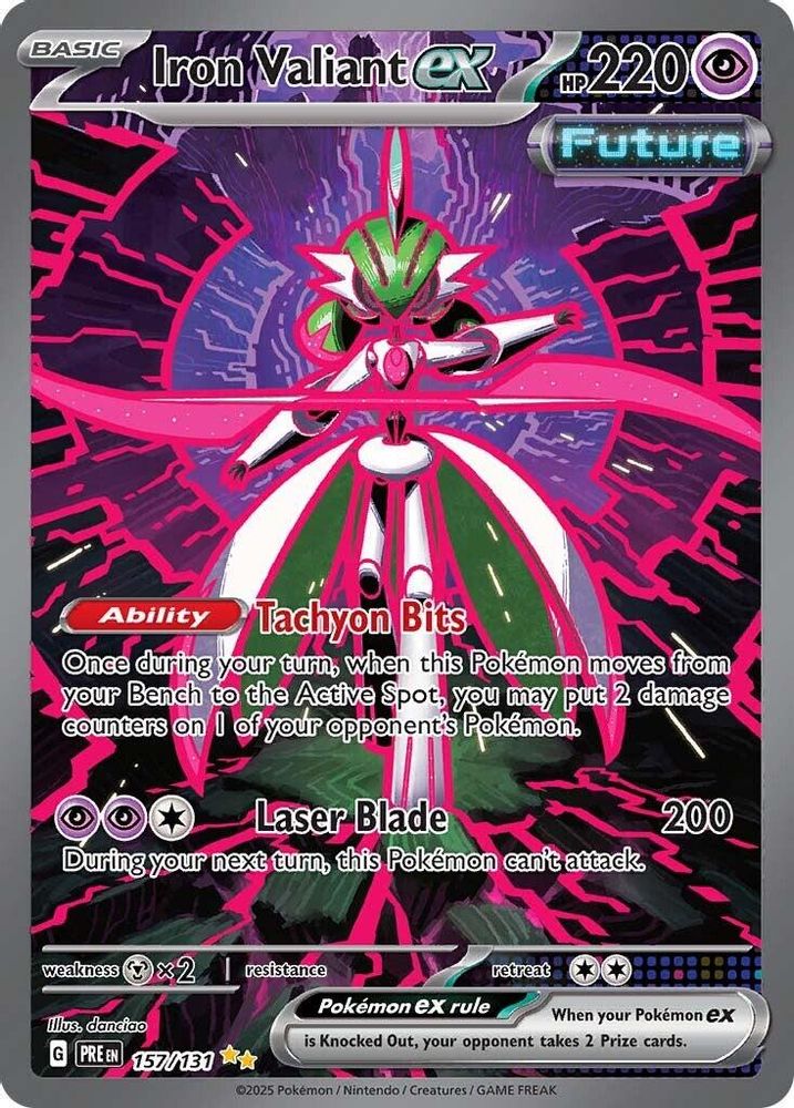 Iron Valiant ex 157 - Holofoil SV Prismatic Evolutions - Special Illustration Rare