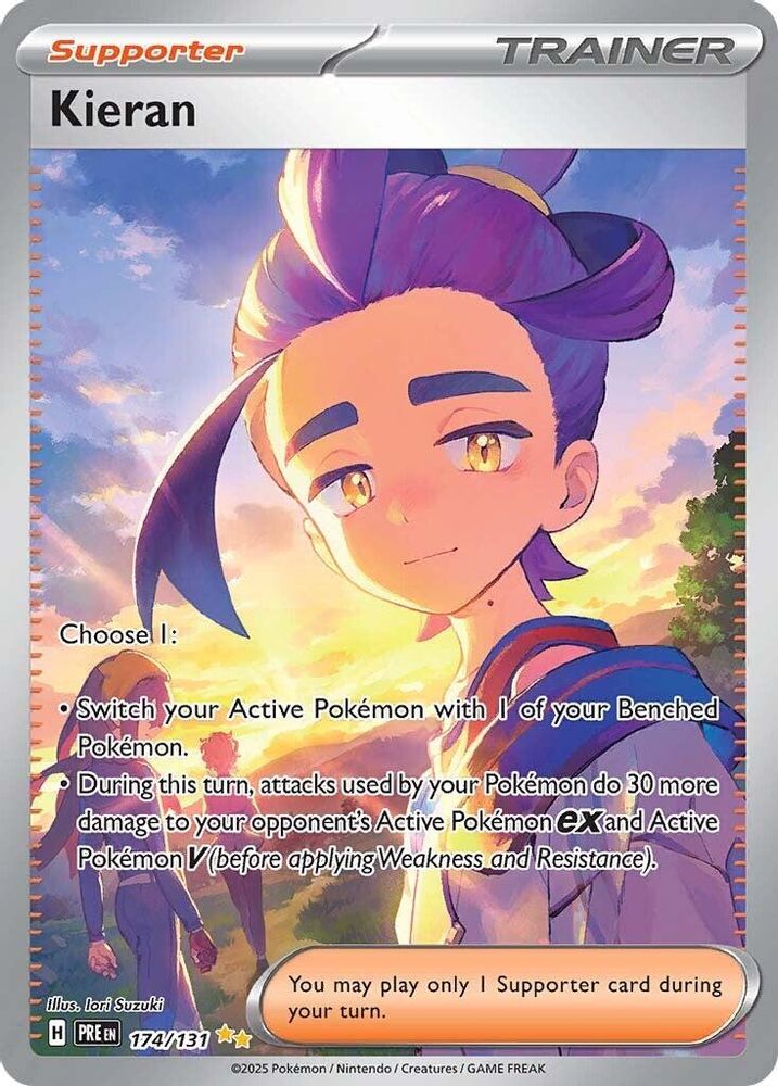 Kieran 174/131 - Holofoil SV Prismatic Evolutions - Special Illustration Rare