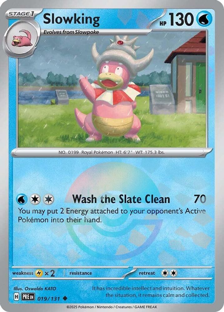 Slowking (Poke Ball Pattern) 019 - Holofoil SV Prismatic Evolutions - Uncommon