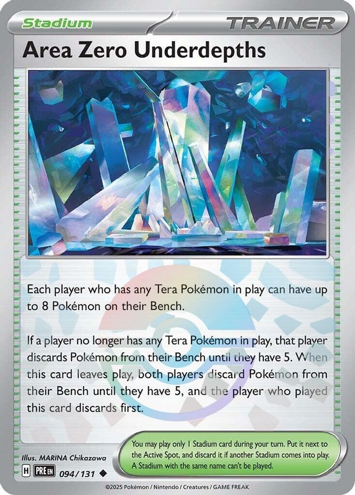 Area Zero Underdepths (Poke Ball Pattern) 094 - Holofoil SV Prismatic Evolutions - Uncommon