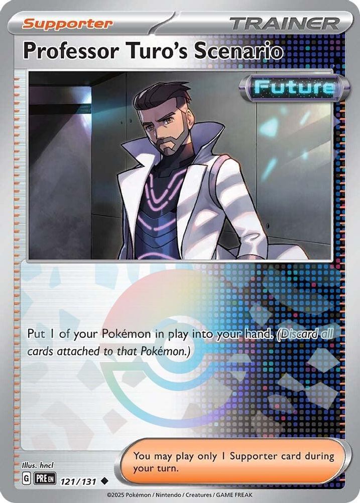 Professor Turo's Scenario (Poke Ball Pattern) 121 - Holofoil SV Prismatic Evolutions - Uncommon