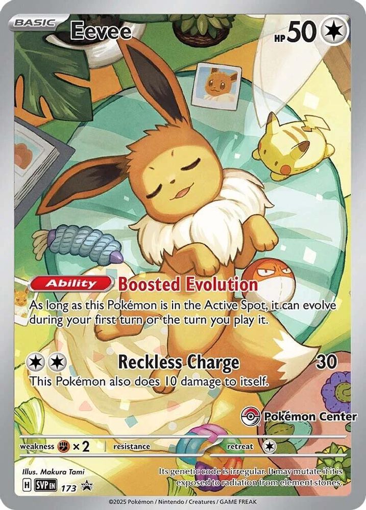 Eevee (Pokemon Center Exclusive) 173 - Holofoil SV Scarlet & Violet Promo Cards - Promo