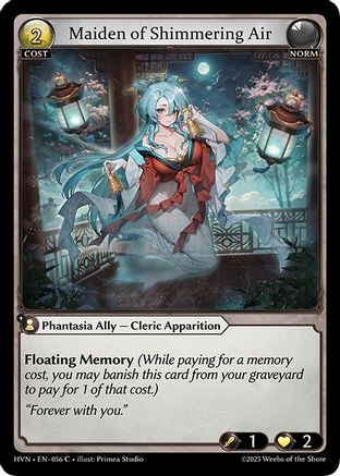 Maiden of Shimmering Air (056) - Abyssal Heaven Foil