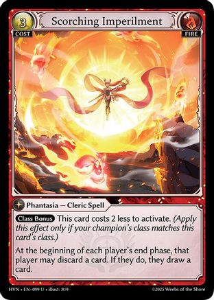 Scorching Imperilment (099) - Abyssal Heaven Foil