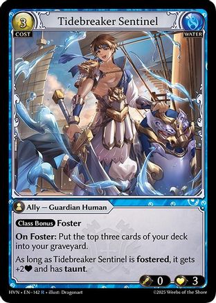 Tidebreaker Sentinel (142) - Abyssal Heaven Foil