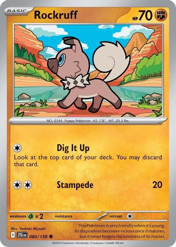 Rockruff 084 SV09 Journey Together - Common