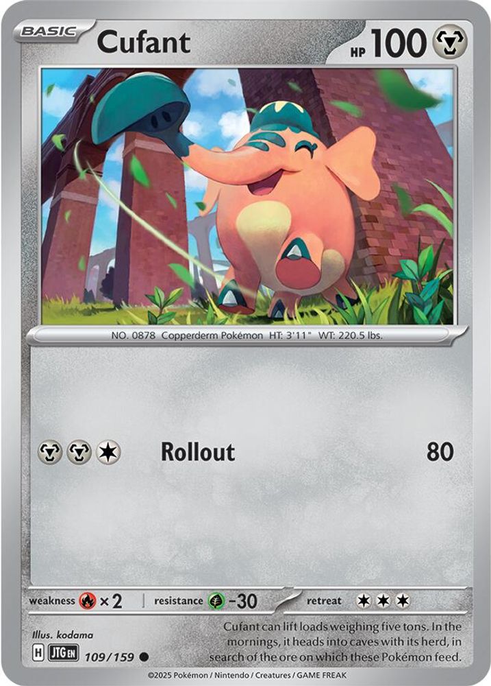 Cufant 109 - Reverse Holofoil SV09 Journey Together - Common