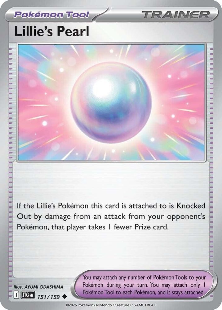 Lillie's Pearl 151 - Reverse Holofoil SV09 Journey Together - Uncommon