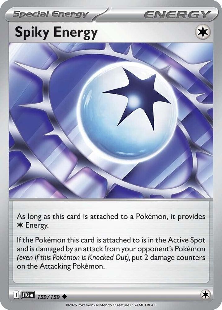 Spiky Energy 159/159 - Reverse Holofoil SV09 Journey Together - Uncommon
