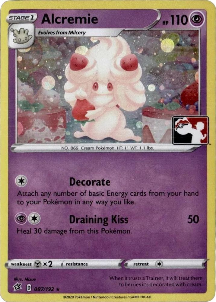 Alcremie (League Promo) 087/192 - Holofoil League & Championship Cards - Promo