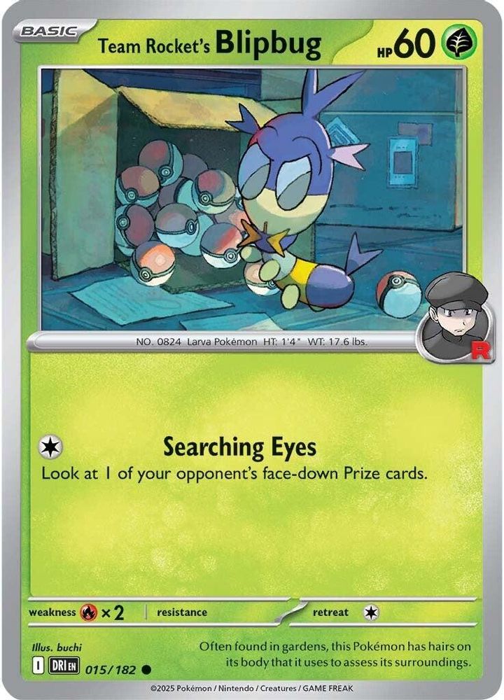 Team Rocket's Blipbug 015 SV10 Destined Rivals - Common
