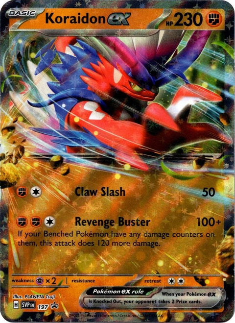 Koraidon ex 197 - Holofoil SV Scarlet & Violet Promo Cards - Promo