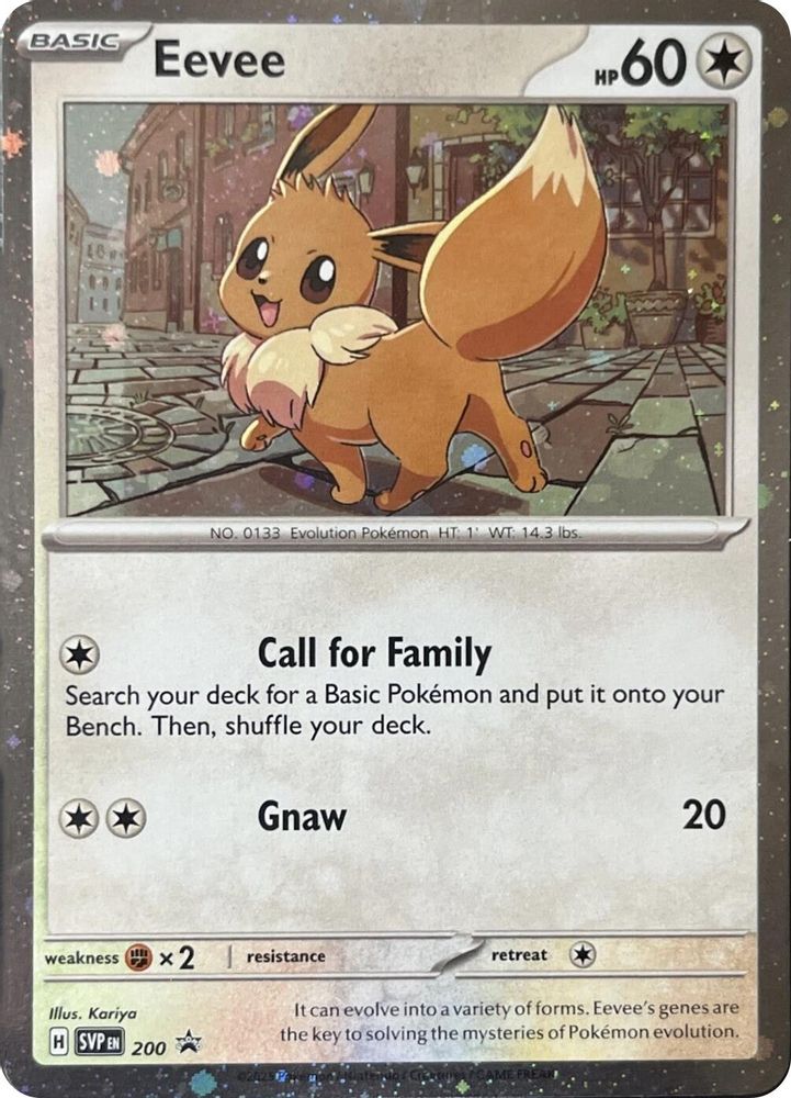 Eevee - 200 (Cosmos Holo) SVP - Holofoil SV Scarlet & Violet Promo Cards - Promo