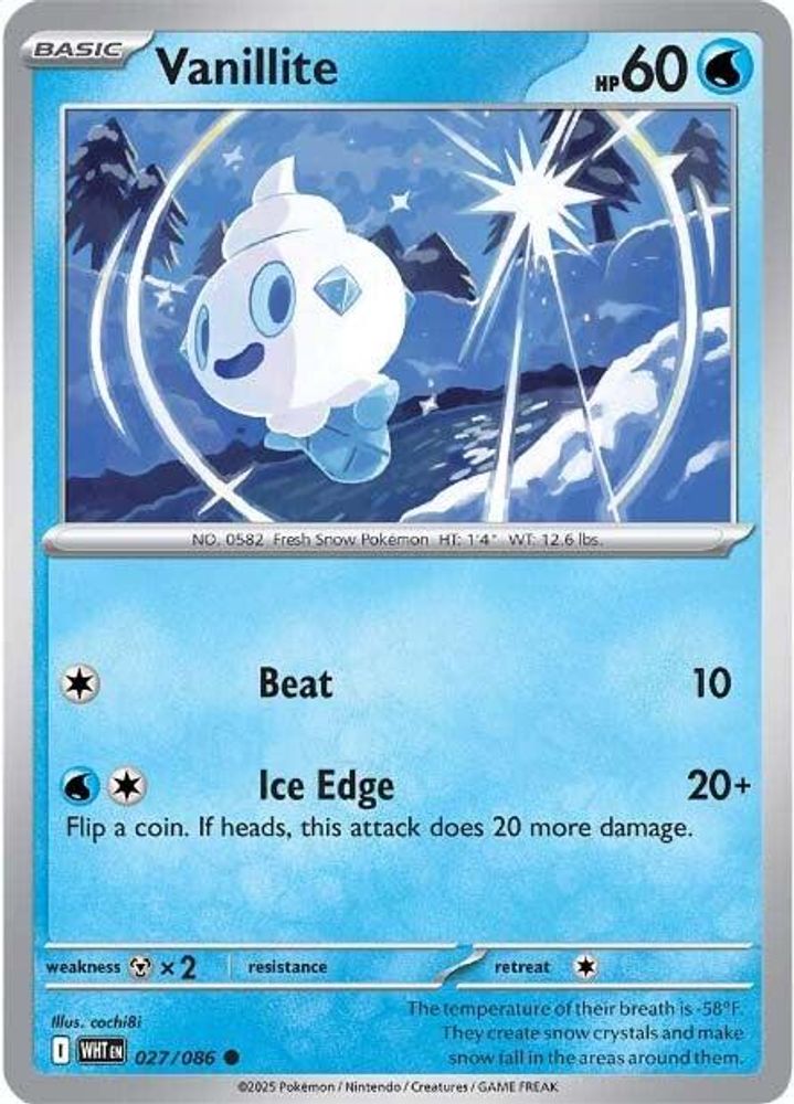 Vanillite 027 SV White Flare - Common