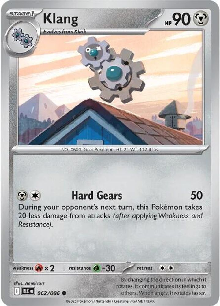 Klang 062 - Reverse Holofoil SV Black Bolt - Common