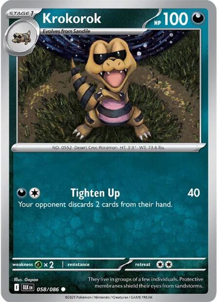 Krokorok 058 SV Black Bolt - Common