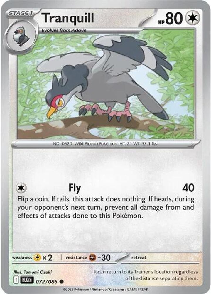 Tranquill 072 SV Black Bolt - Common