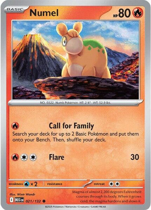 Numel 021 - Reverse Holofoil ME01 Mega Evolution - Common