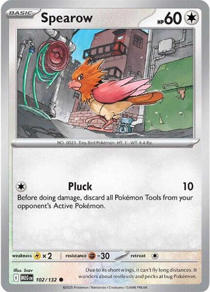 Spearow 102/132 ME01 Mega Evolution - Common