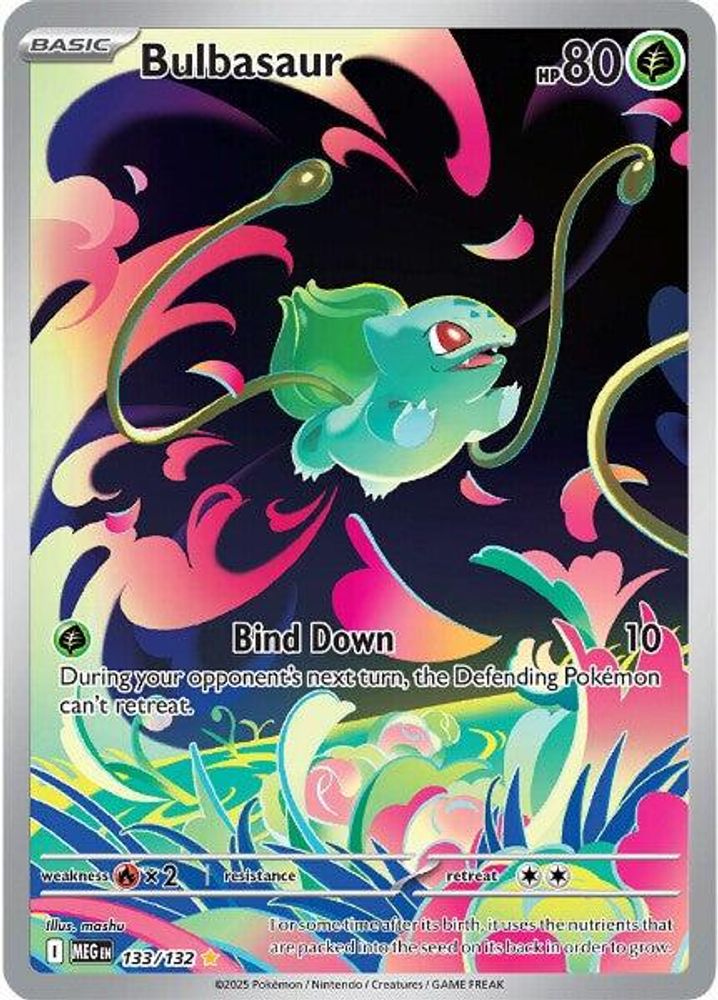 Bulbasaur 133/132 - Holofoil ME01 Mega Evolution - Illustration Rare