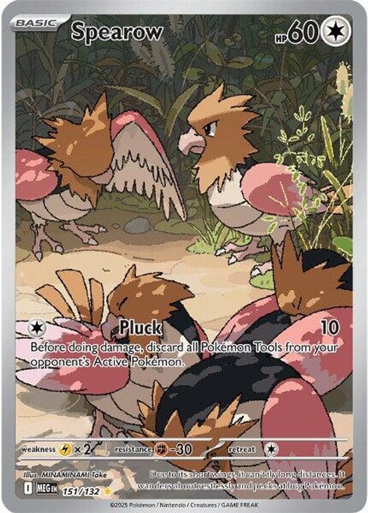Spearow 151/132 - Holofoil ME01 Mega Evolution - Illustration Rare