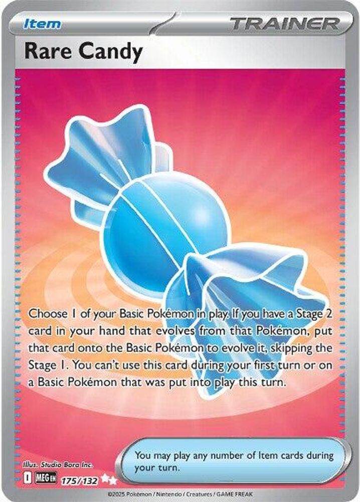 Rare Candy 175/132 - Holofoil ME01 Mega Evolution - Ultra Rare