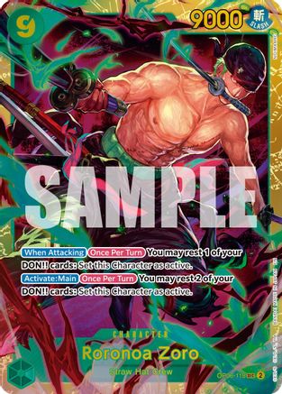 Roronoa Zoro - OP06-118 (Reprint) (OP06-118) - Premium Booster -The Best- Vol. 2