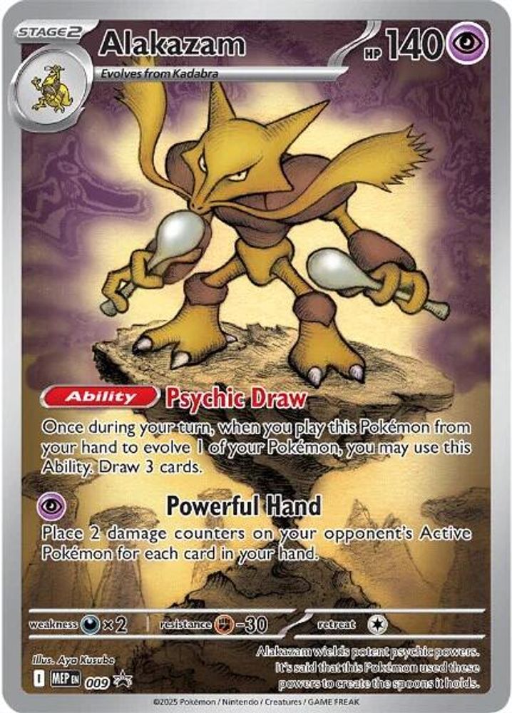 Alakazam 009 - Holofoil ME Mega Evolution Promo - Promo