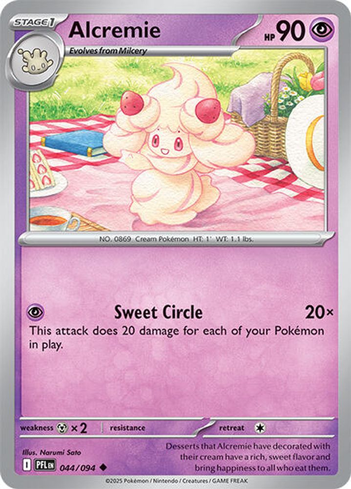 Alcremie 044 ME02 Phantasmal Flames - Uncommon