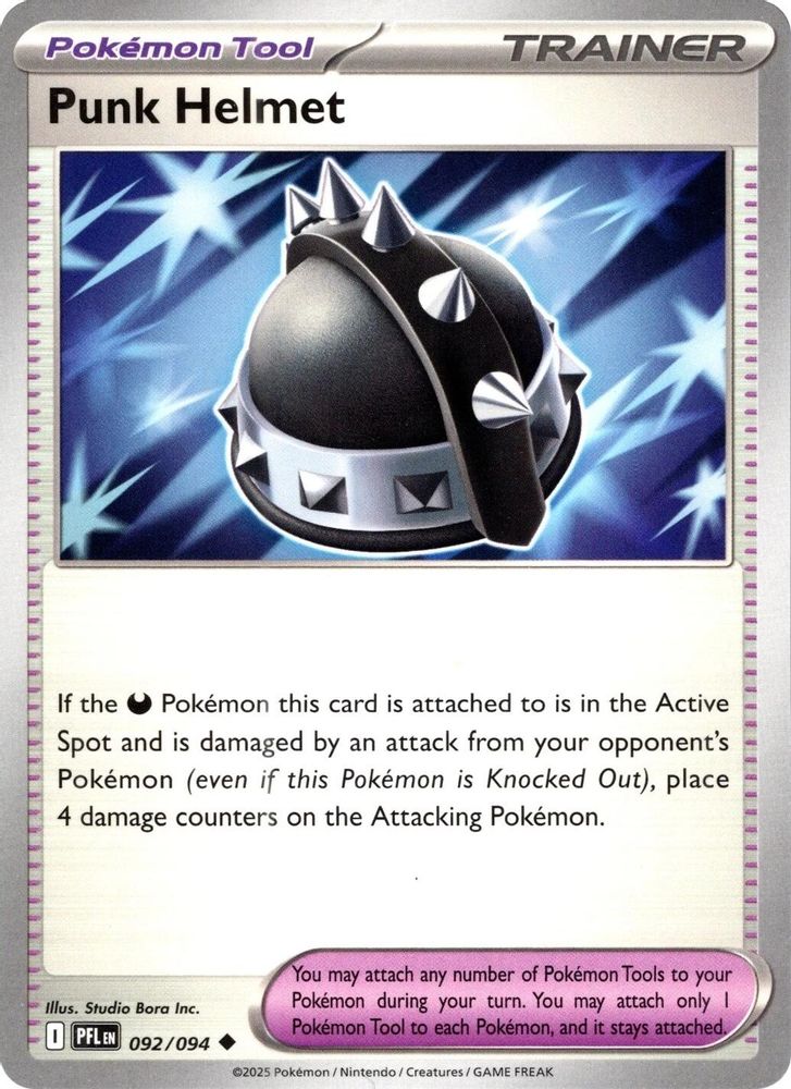 Punk Helmet 092 - Reverse Holofoil ME02 Phantasmal Flames - Uncommon