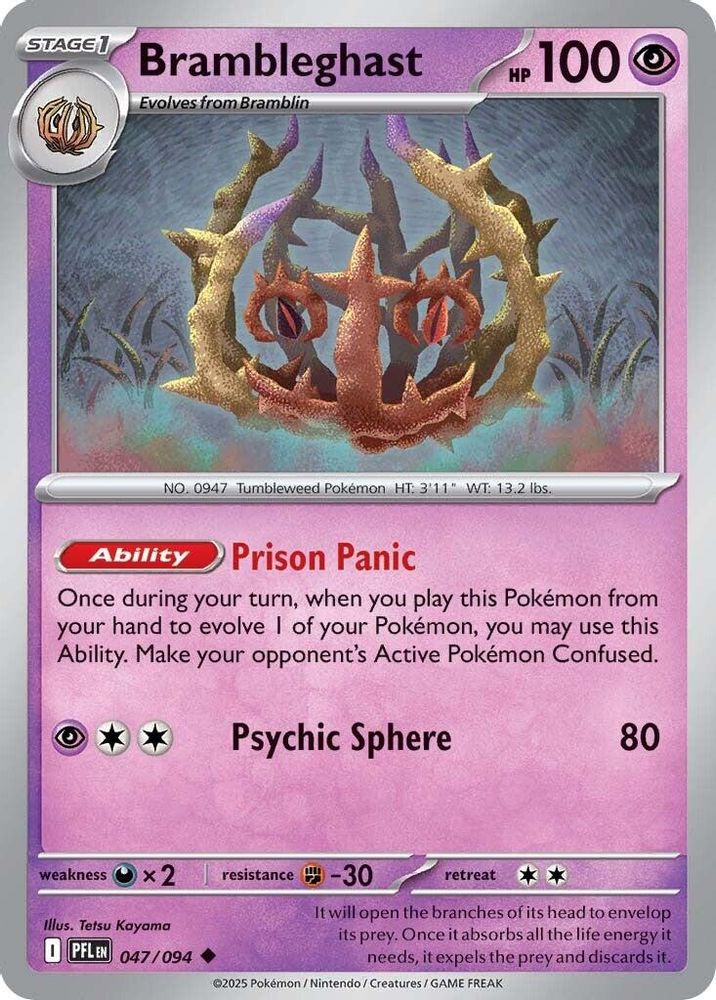 Brambleghast 047 ME02 Phantasmal Flames - Uncommon
