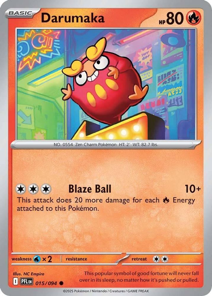 Darumaka 015 - Reverse Holofoil ME02 Phantasmal Flames - Common