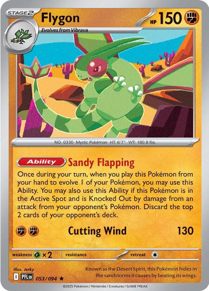 Flygon 053/094 - Reverse Holofoil ME02 Phantasmal Flames - Rare