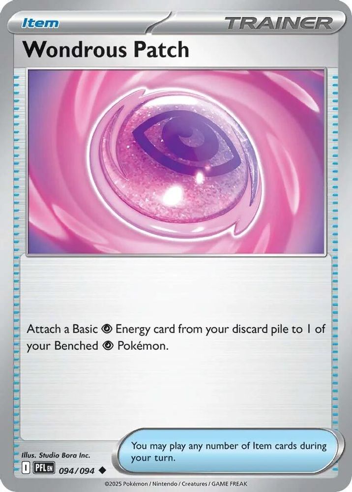 Wondrous Patch 094 - Reverse Holofoil ME02 Phantasmal Flames - Uncommon