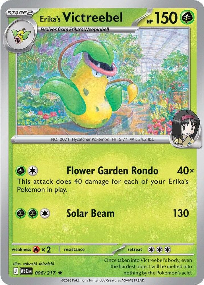 Erika's Victreebel 006 - Reverse Holofoil ME Ascended Heroes - Rare