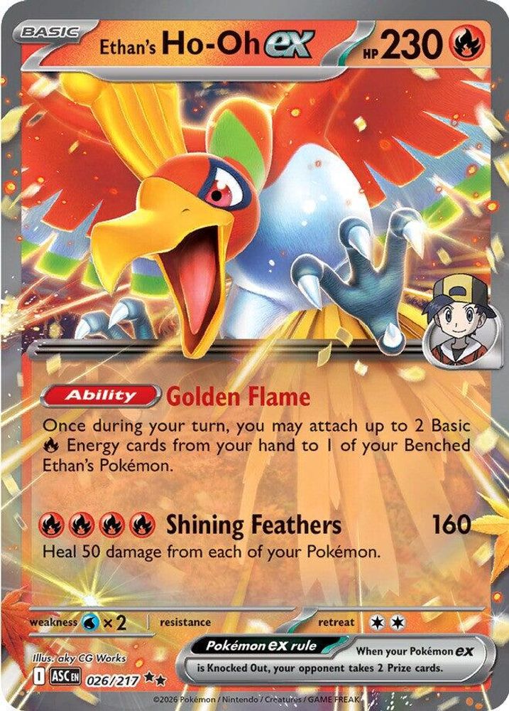Ethan's Ho-Oh ex 026 - Holofoil ME Ascended Heroes - Double Rare