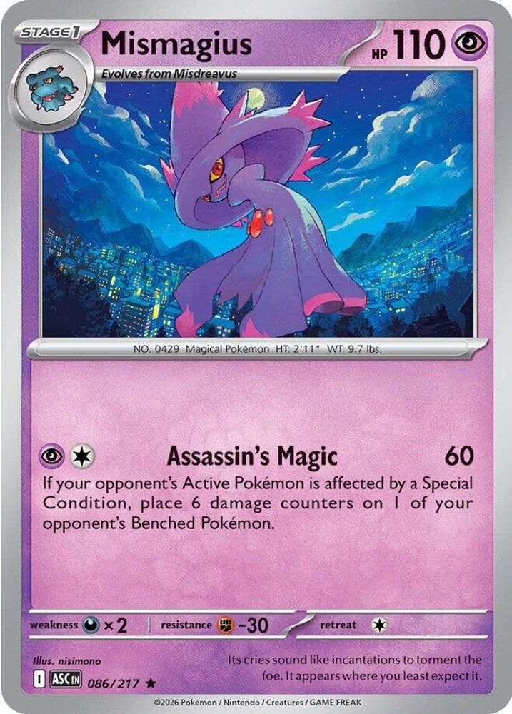 Mismagius 086 - Reverse Holofoil ME Ascended Heroes - Rare