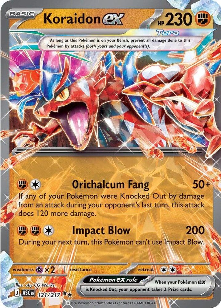 Koraidon ex 121 - Holofoil ME Ascended Heroes - Double Rare