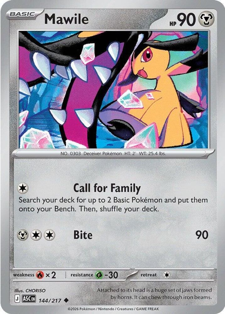 Mawile 144/217 ME Ascended Heroes - Uncommon