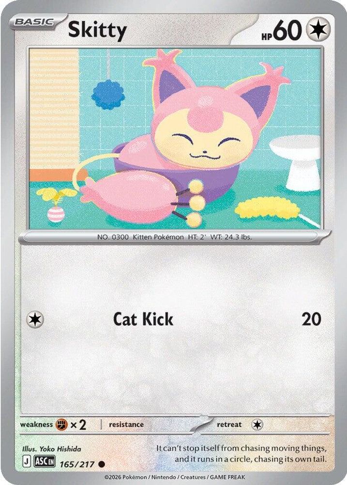 Skitty 165 - Reverse Holofoil ME Ascended Heroes - Common