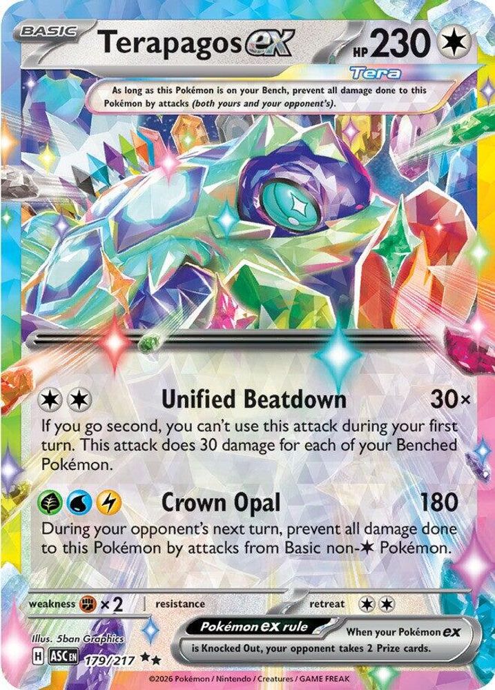 Terapagos ex 179 - Holofoil ME Ascended Heroes - Double Rare