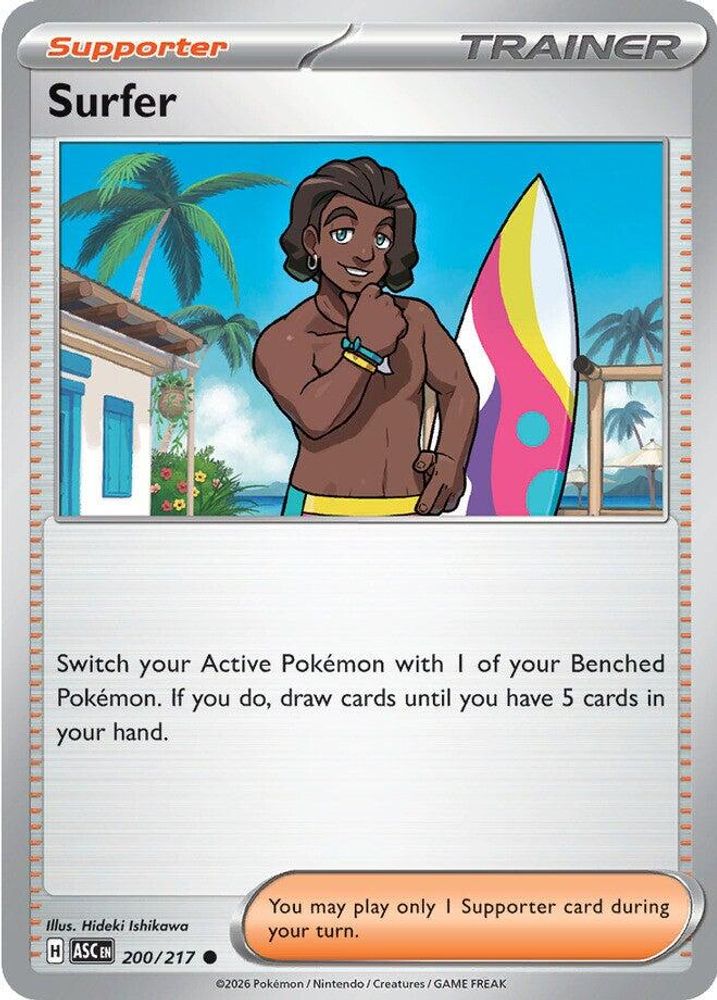 Surfer 200/217 - Reverse Holofoil ME Ascended Heroes - Common