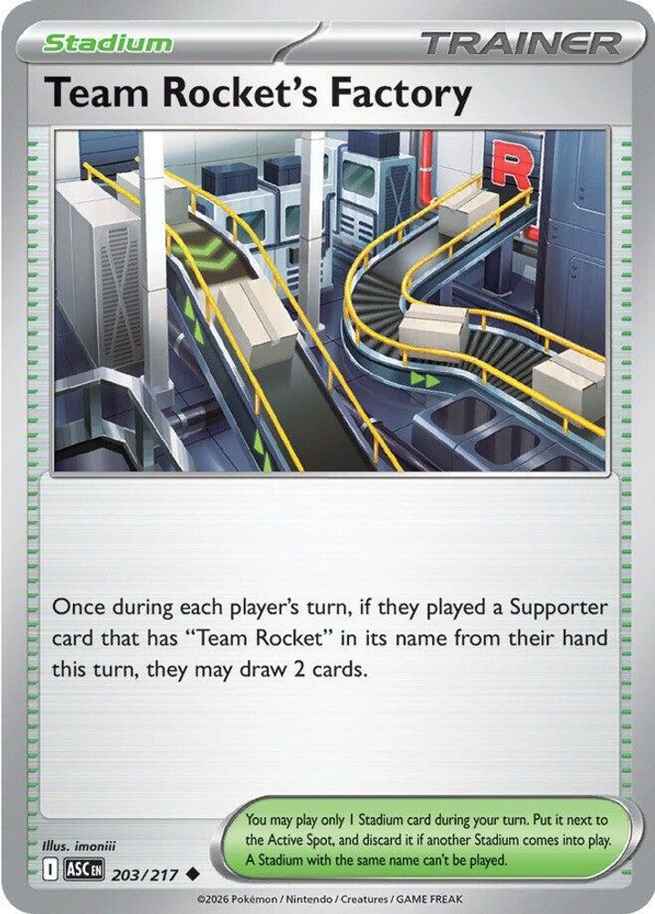 Team Rocket's Factory 203 ME Ascended Heroes - Uncommon