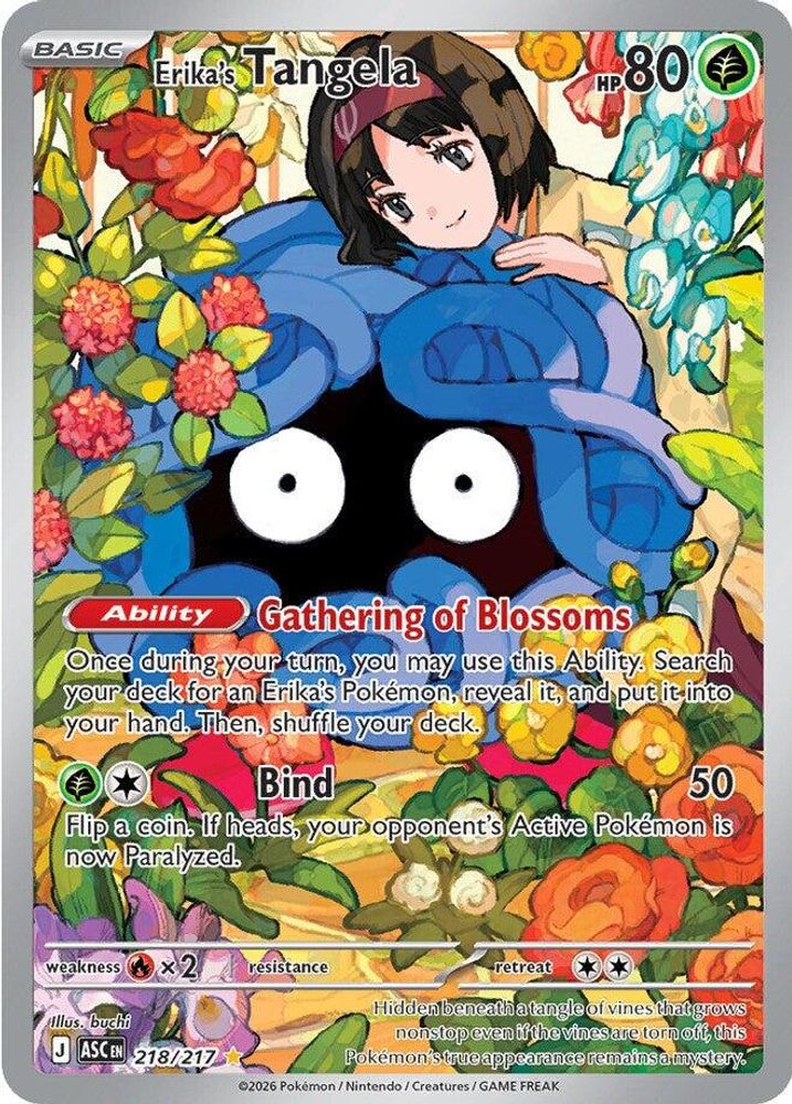 Erika's Tangela 218/217 - Holofoil ME Ascended Heroes - Illustration Rare