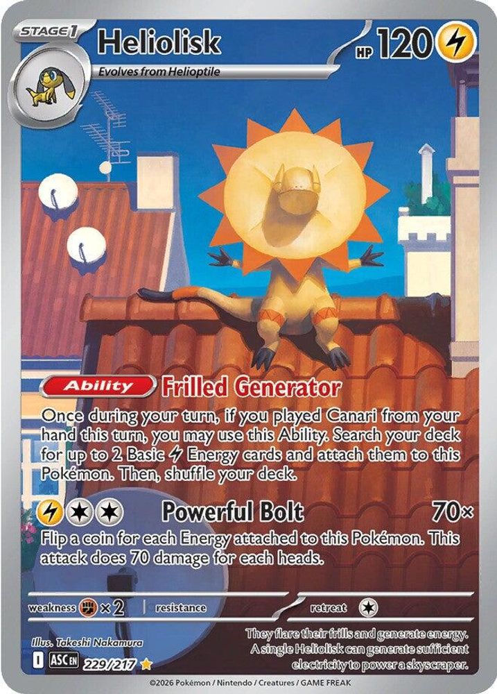 Heliolisk 229/217 - Holofoil ME Ascended Heroes - Illustration Rare