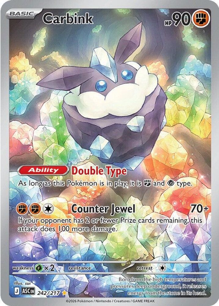 Carbink 242/217 - Holofoil ME Ascended Heroes - Illustration Rare