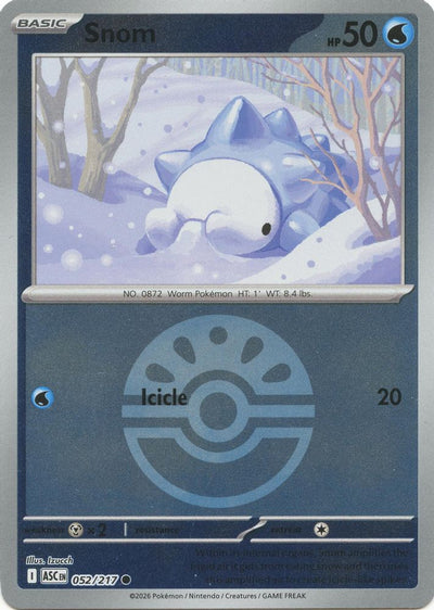 Snom (Friend Ball) 052 - Reverse Holofoil ME Ascended Heroes - Common