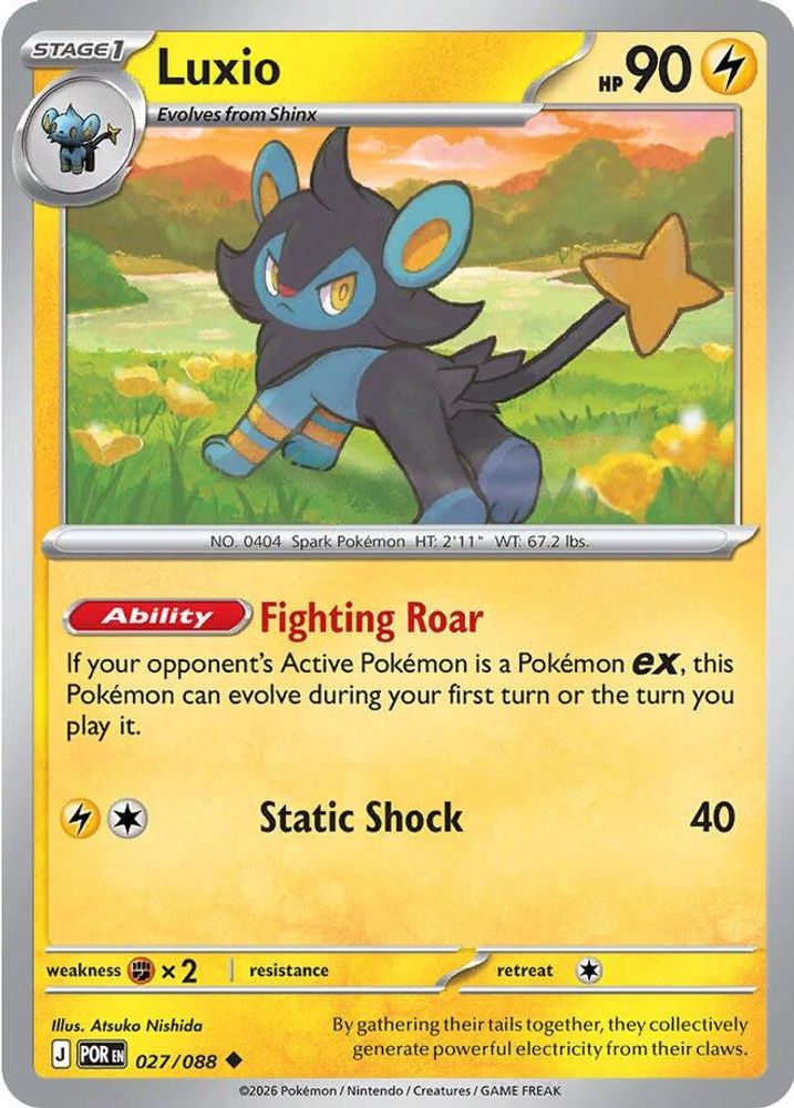 Luxio 027 - Reverse Holofoil ME03 Perfect Order - Uncommon