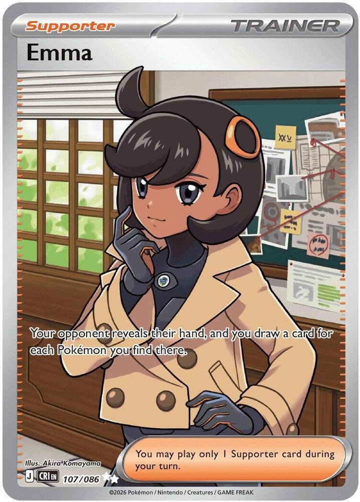 Emma 107/086 - Holofoil ME04 Chaos Rising - Ultra Rare