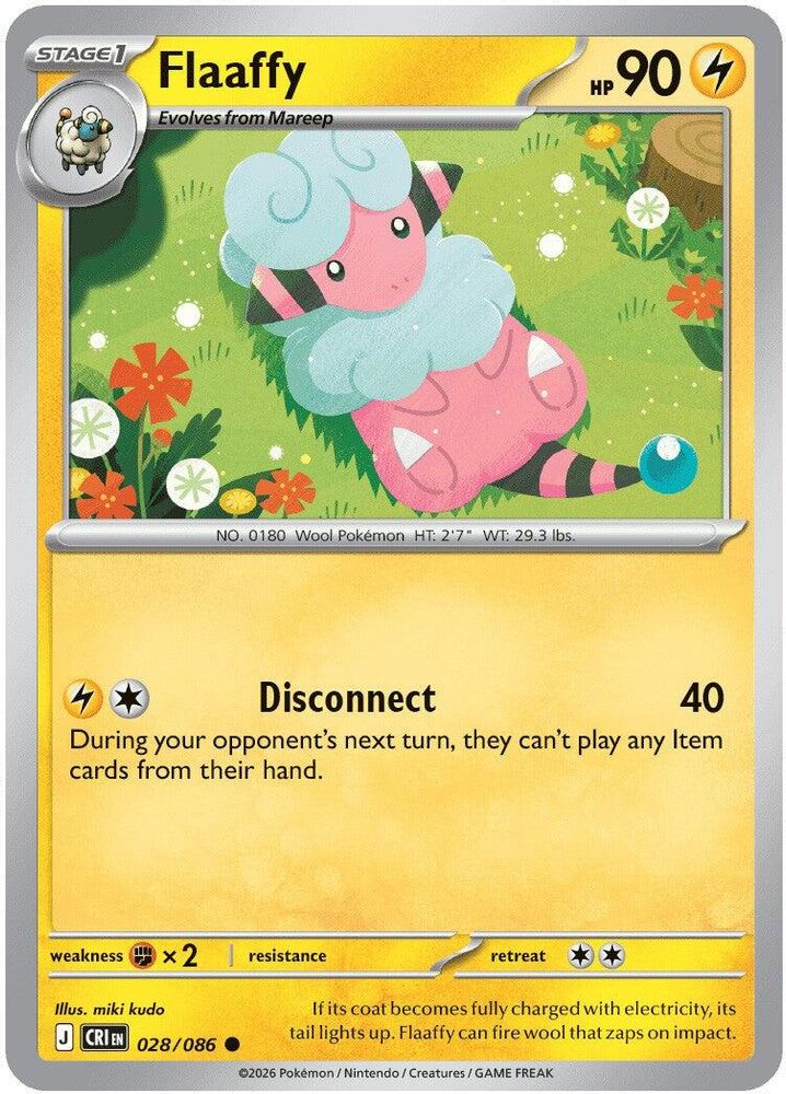 Flaaffy 028 ME04 Chaos Rising - Common